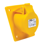 Niglon 57201 Angled Panel Socket 2P+E IP44 16A 110V